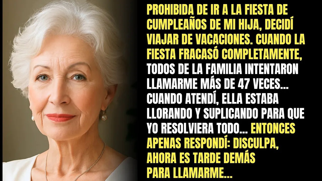 Prohibida De Ir Al Cumpleaños De Mi Hija, Decidí Viajar  Cuando La Fiesta Fracasó