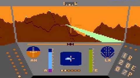 RESCUE ON FRACTALUS ACTIVISION ATARI 8 BIT LEVEL 16 DAY AND NIGHT GAMEPLAY