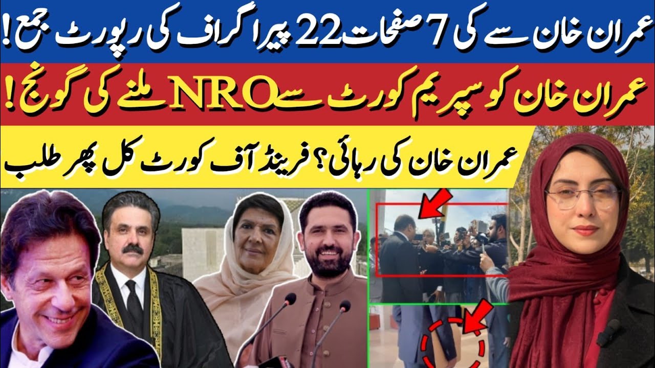 Imran Raksha Breaking: Imran Khan to get NRO from court | Friend of court submitted ...