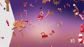 Confetti - Xmas Candies - 3 Pack | Motion Graphics - Envato elements