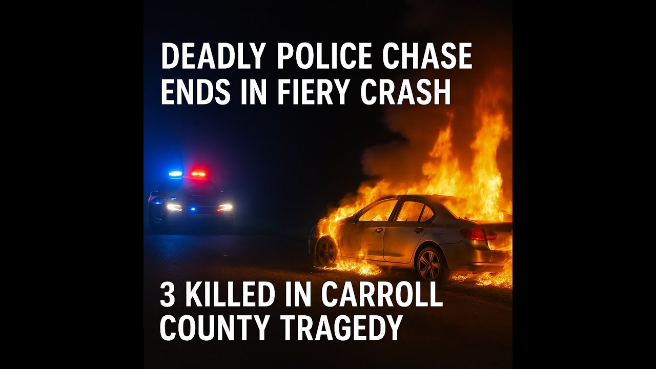 Deadly Police Chase Ends in Fiery Crash | 3 Killed in Carroll County ...