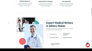Medinet - Medical and Health WordPress Theme RTL 11 modern Easy Create Website
