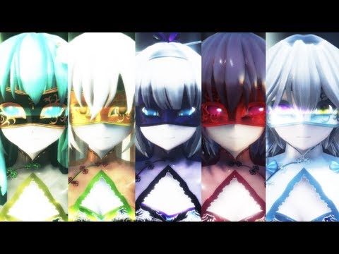 【東方MMD】ファントムチャイナ五人組で極楽浄土【霊夢･魔理沙･妖夢･咲夜･早苗】