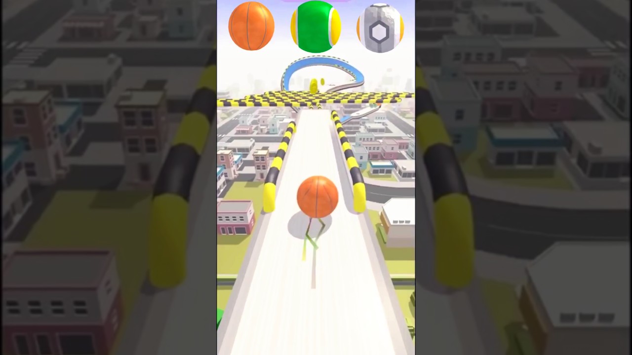 Who Will Win? 🏀 Epic Ball Race Challenge | Funny Mobile Game Shorts"