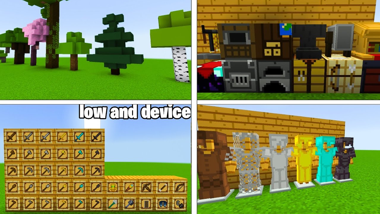 Minecraft Device Texture Minecraft Pe 1.21 Best Texture Pack For Low & Device 😎 - YouTube