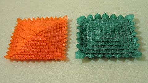 Origami Tessellation Instructions: Multi-Stage Clover Folding (Shuzo Fujimoto)