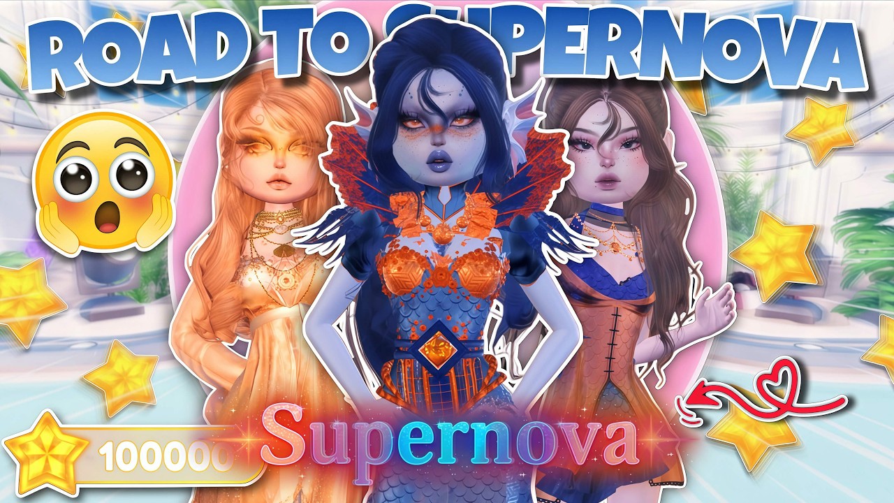 ROAD TO *SUPERNOVA* IN DRESS TO IMPRESS!! (Roblox)