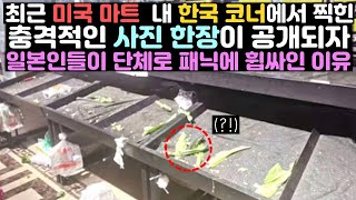 최근 미국 마트 내 한국 코너에서 찍힌 충격적인 사진 한장이 공개되자 일본인들이 단체로 패닉에 휩싸인 이유