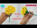 💐 Rosa a crochet paso a paso 💝 San Valentín 💝