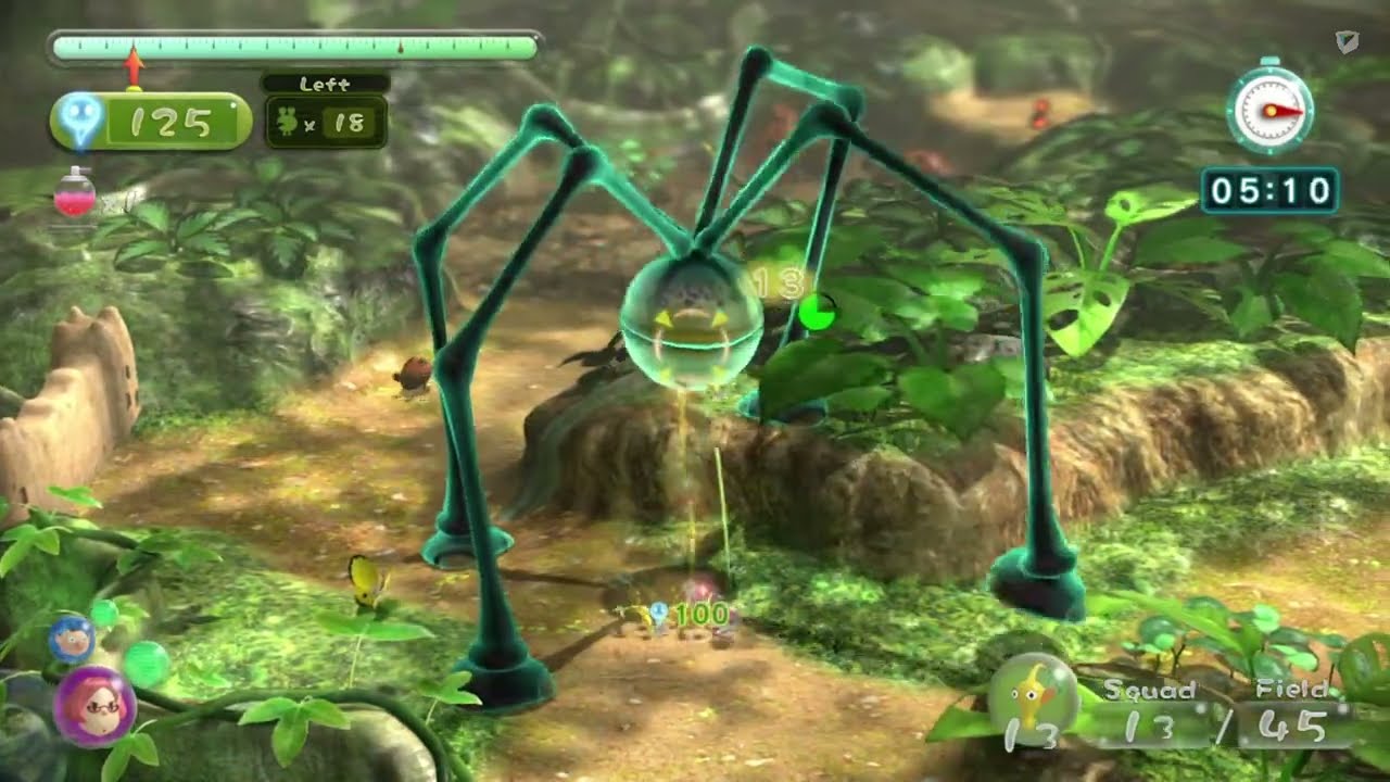 Pikmin 3 Deluxe - Battle Enemies - Tropical Forest