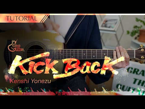 <strong>Kick</strong> <strong>Back</strong> 🪚 Kenshi Yonezu 체인소맨 OP [강좌 l Guitar Lesson l Tutorial l 통기타]