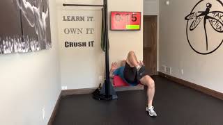 Shoulders-Elevated Glute Bridge Marching