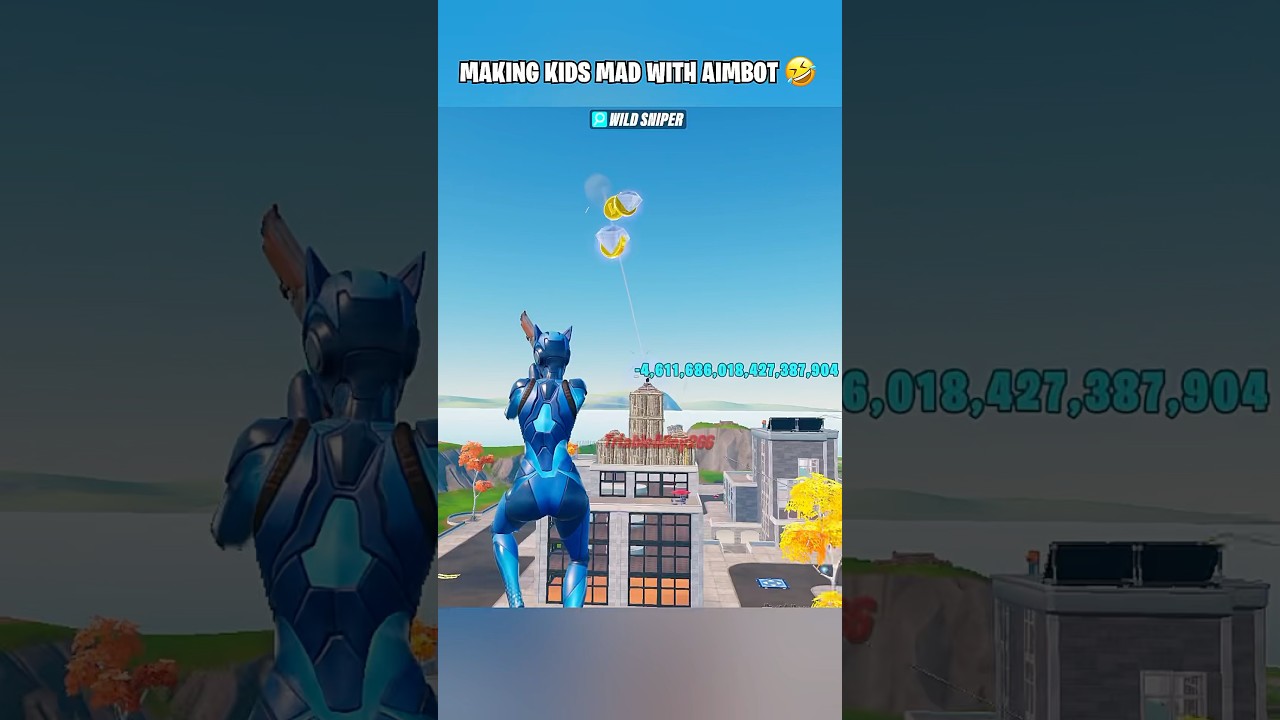 Издеваюсь над детьми с помощью аимбота 😭 
