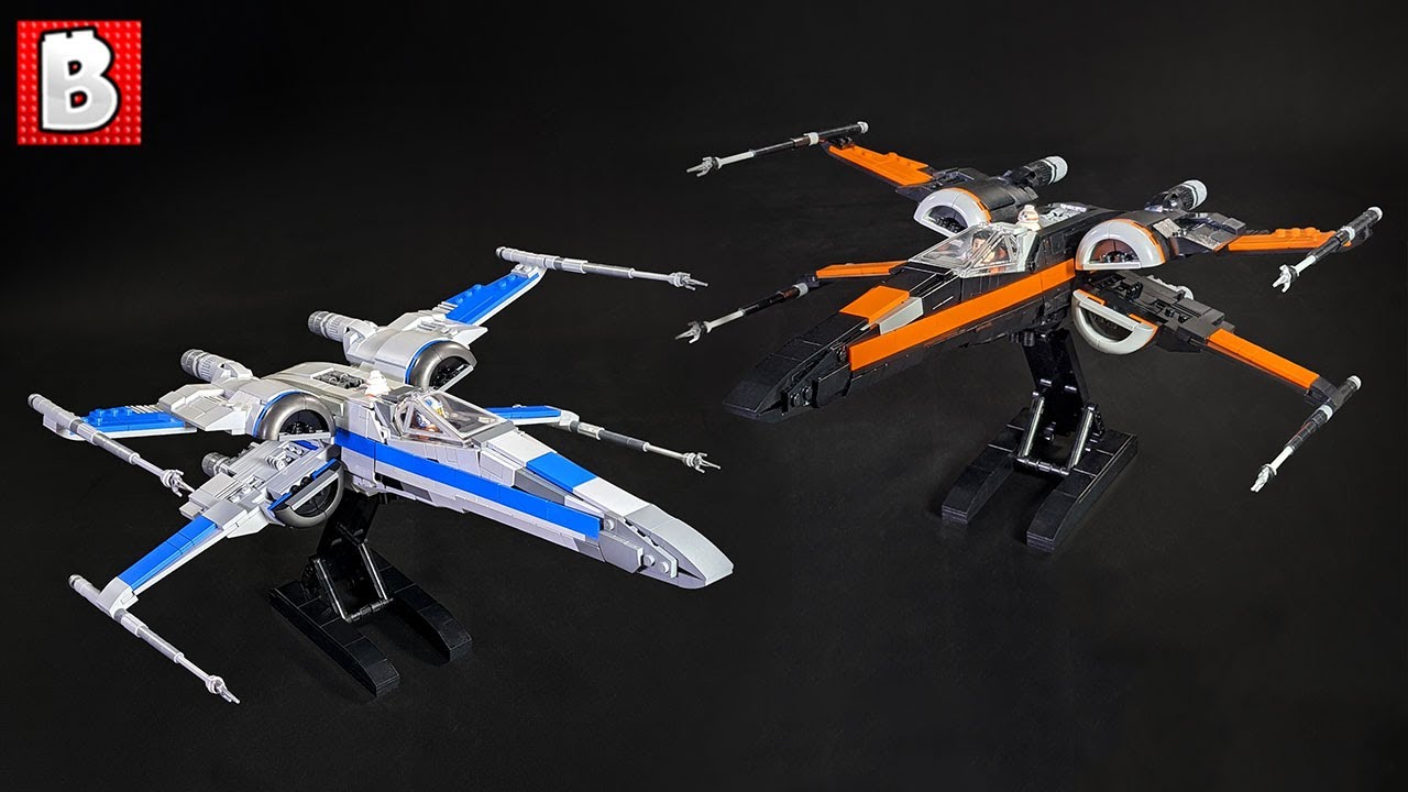 Sleek Lego X Wing T 70 Custom Build Youtube