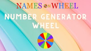 Number Generator Wheel Brief Guide