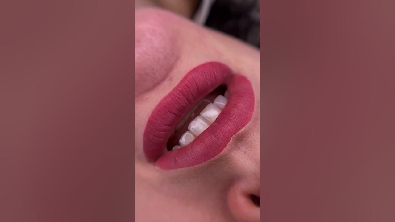Перманент губ - YouTube