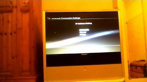 how to set up wireless and wired connection on ps3