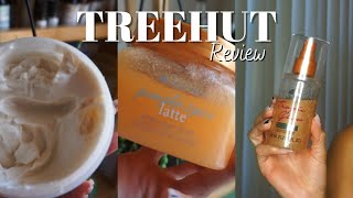 TREE HUT REVIEW | TREE HUT VANILLA BODY BUTTER, TREE HUT TROPIC GLOW BODY MIST,  EUNIYCEMARI