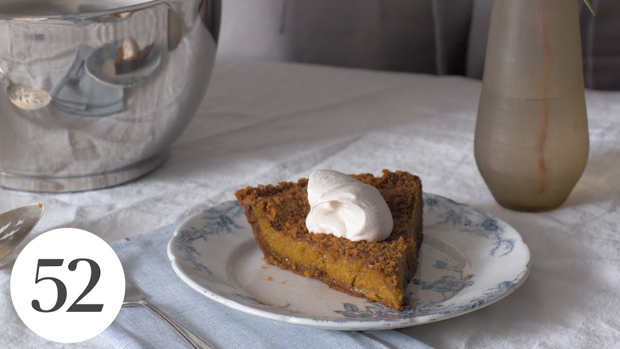 Pumpkin Pie with a Gingersnap Crust | Food52