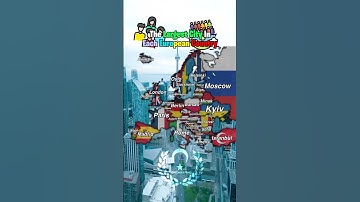 The Largest City in Each European Country #shorts #countries #geography  #europe #countryballs