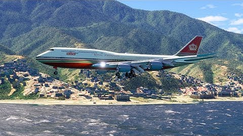 Live the Most Dangerous Plane Landing with amazingly great pilot skills ep.728