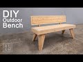 DIY Outdoor Bench - Modern Bench How-To