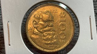 1987 Mexico 100 Pesos Coin • Values, Information, Mintage, History, and More