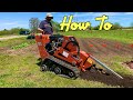 Operating a Trencher | DIY