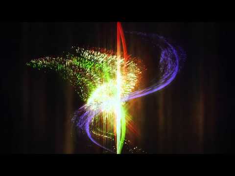 random particle animation preset for audio sync..