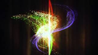 random particle animation preset for audio sync..