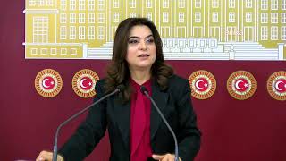 DEM Parti Grup Başkanvekili Gülistan Kılıç Koçyiğit, TBMM'de açıklama yapıyor #Canlı
