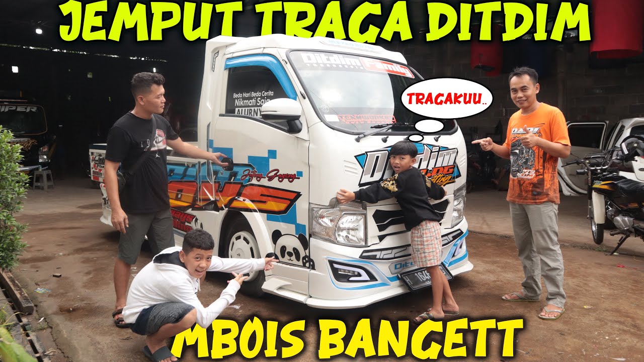 JEMPUT TRAGA DITDIM!! dimas dan kak adit gak sabar pengen jalan pakai ...