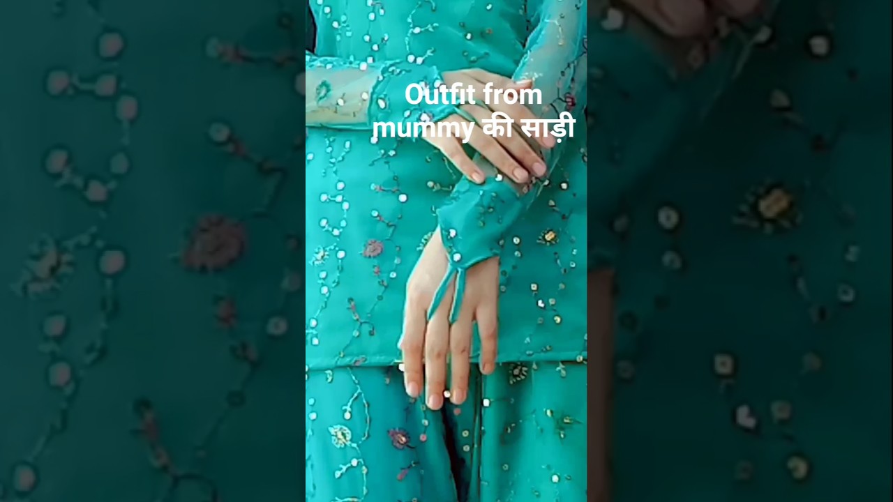 outfit from saree # outfit from scratch 