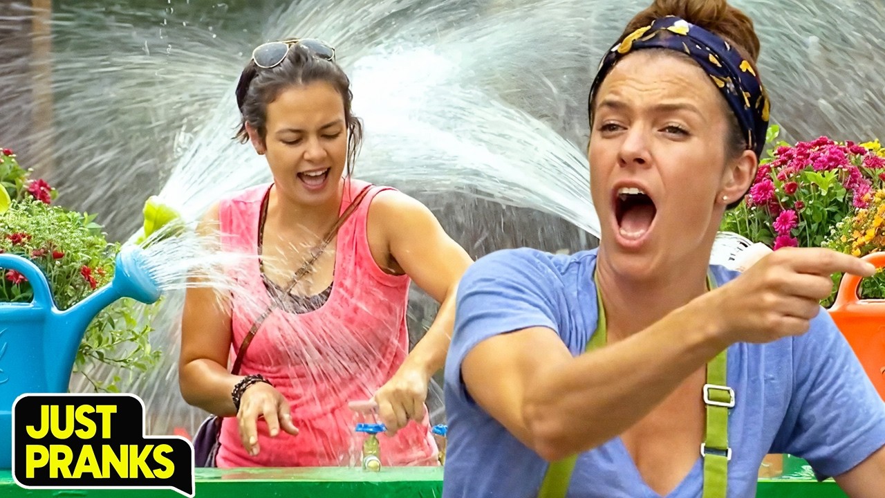 Helping a Florist Goes Horribly Wrong! 😂🌷💦 | Just Pranks