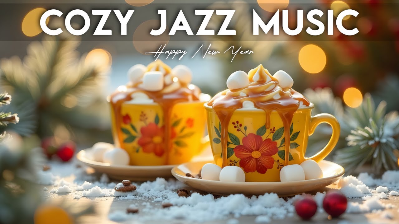 Cozy Jazz Music 🎷 24/7 | Happy Jazz Smooth Jazz & Fireplace Ambience