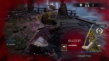 For Honor Kensei that can Cancel a Guard break!(cheater ?)
