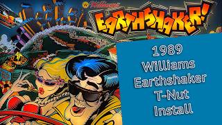 1989 Williams Earthshaker T-Nut Install! Pinball Repair #earthshaker #williams #retro