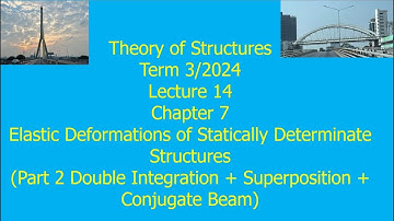 14 Theory of Structures Term 3 2024 Ch 7 Elastic Deformation of Statically Determinate Structures PA