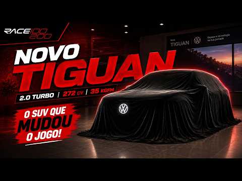 Nova Tiguan 2026: 272cv é MUITO acima do esperado