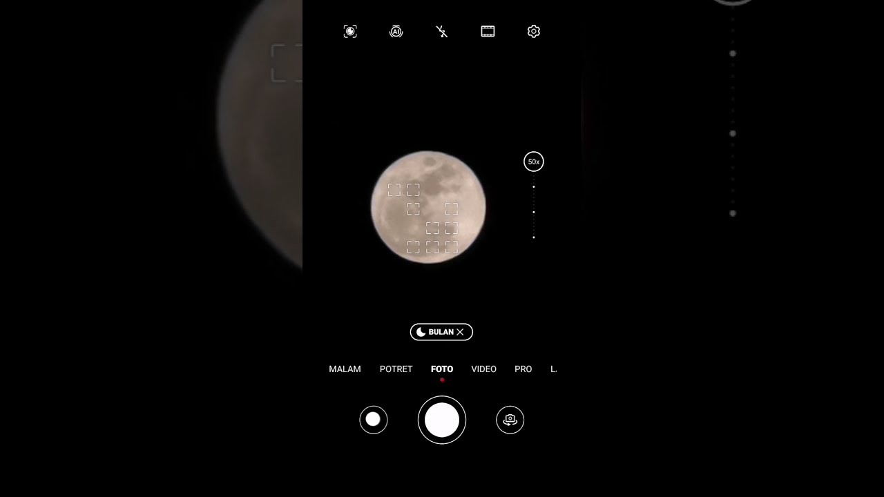 Huawei P30 Pro Moon Mode Test
