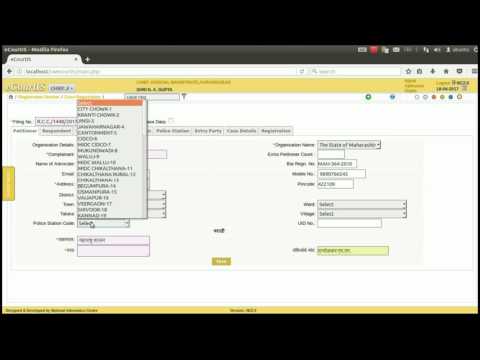 Registration of Case In CIS