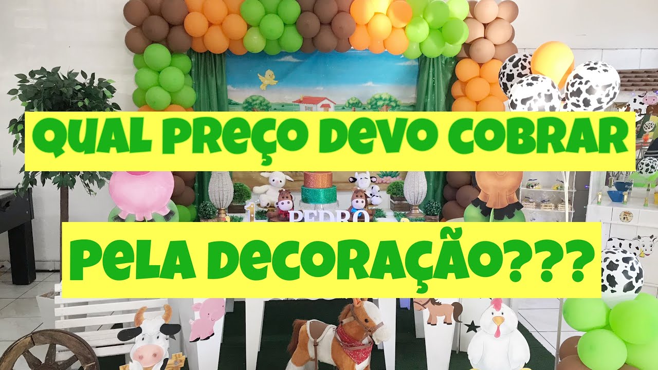 Qual PREÇO devo Cobrar pela Decoração? COMO CALCULAR!