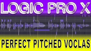 How To Get Perfect Pitch Vocals (Flex Pitch) - Logic Pro X