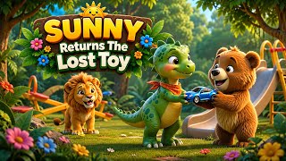     Sunny Returns Bear’s Lost Toy 💛 | A Kindness Story for Kids| Tinny Ripple Club