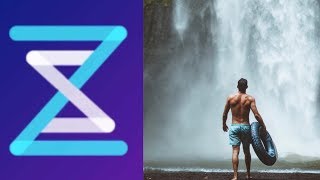 Waterfalls Live Photo Tutorial with StoryZ  App  step by step very fast and easy screenshot 1