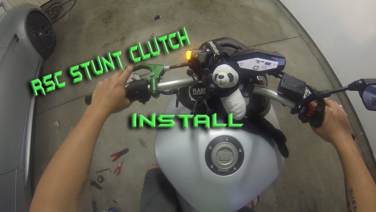 RSC Stunt Clutch Install FZ09 YouTube