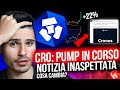 🚨CRYPTO.COM (CRO) PUMP IN CORSO: CHE SUCCEDE? NOTIZIA INASPETTATA (guarda subito)