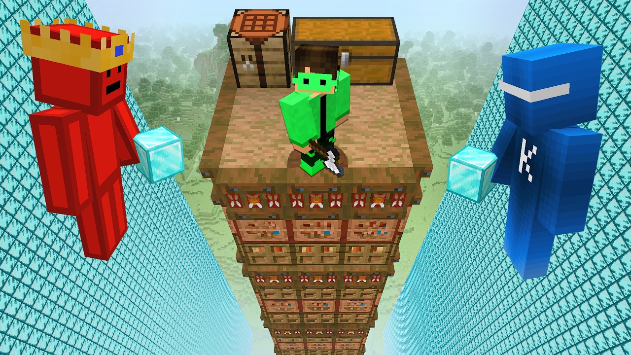 Pro Builder vs 2 Creative Noobs