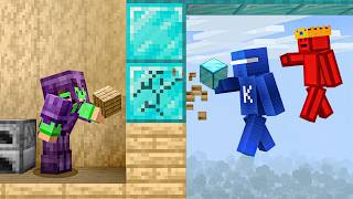 Pro Builder vs 2 Creative Noobs — trending on YouTube in Russia