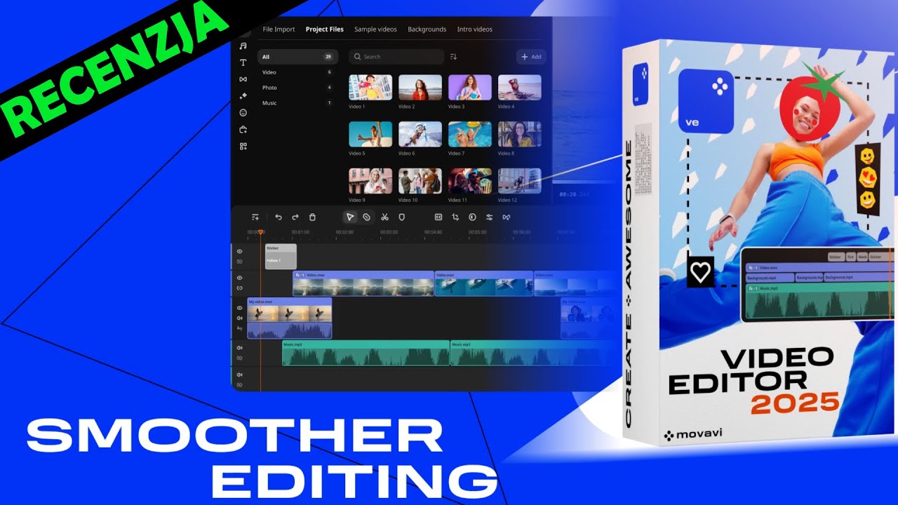 Movavi Video Editor 2025 - nowy i lepszy program do edycji wideo